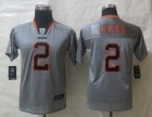 Youth 2014 Nike Cleveland Browns 2 Manziel Lights Out Grey Elite Jerseys