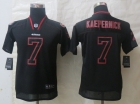 Youth Nike San Francisco 49ers 7 Kaepernick Lights Out Black Elite Jerseys