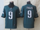 New Nike Philadelphia Eagles 9 Foles Green Limited Jerseys