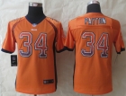 Youth 2014 New Nike Chicago Bears 34 Payton Drift Fashion Orange Elite Jerseys