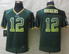 Youth 2014 New Nike Green Bay Packers 12 Rodgers Drift Fashion Green Elite Jerseys