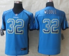 Youth 2014 New Nike San Diego Charger 32 Weddle Drift Fashion Blue Elite Jerseys