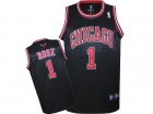 KIDS Jerseys bulls Rose 1# black