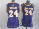 Women Jersey Lakers bryant 24# blue