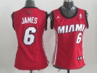 Women Jersey Heat James 6# red