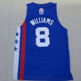 Nba Jerseys Brooklyn Nets  8# williams blue