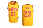 Nba Jerseys Cavs James 23# yellow-01