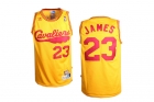 Nba Jerseys Cavs James 23# yellow-02