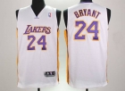 NBA Jerseys Laker 24#kobe bryant white