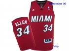 NBA Jerseys Heat 34# Allen red