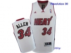 NBA Jerseys Heat 34# Allen white