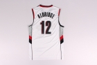 NBA Jerseys Trailblazers 12# ALDRIDGE white