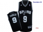 NBA jersey Spurs 9#Parker black
