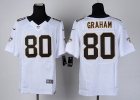 New Orleans Saints #80 white