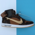 OFF-WHITE x LV x Air Jordan 1 women