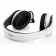 white Monster Beats by Dre Studio Headphones